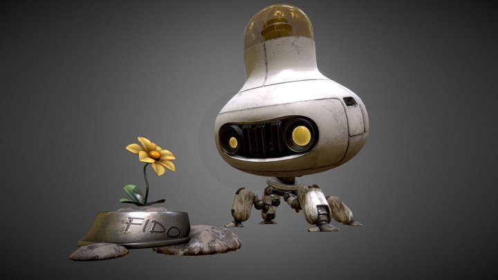 Fido the Robot 3D Model