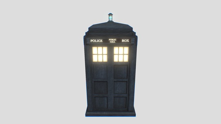 10th Doctors Tardis 3D Model