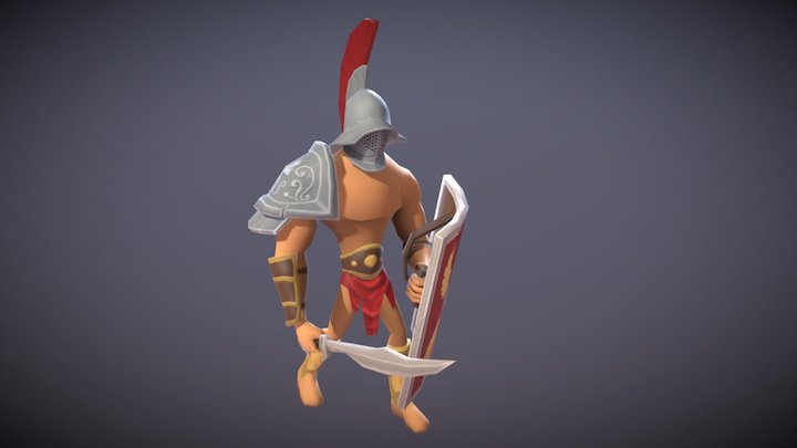Gladiator Murmillo 3D Model
