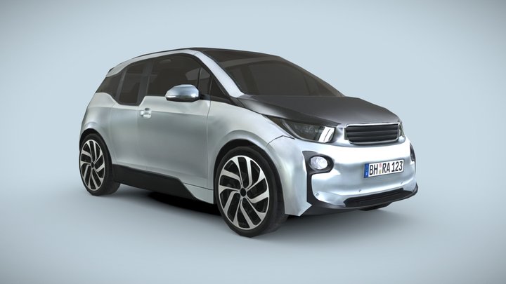 Generic City Car 3D Model