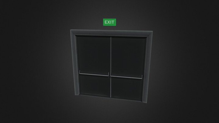 Exit Door 3D Model