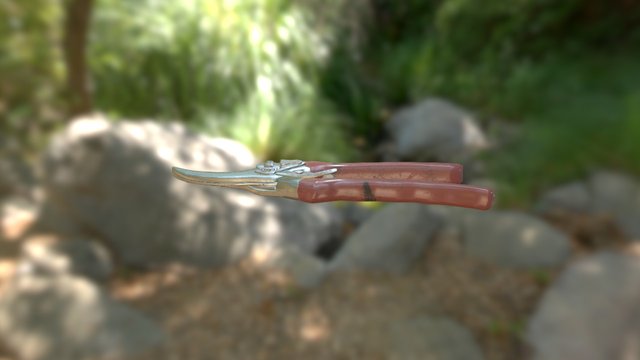 Hedge scissors 3D Model