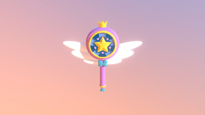 Star vs. the Forces of Evil Wand 3D Model