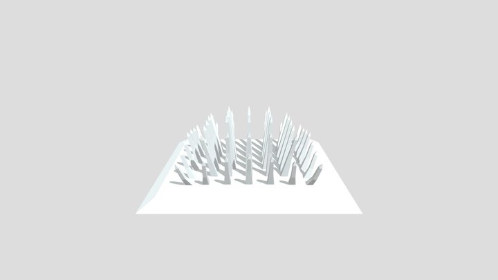 Trampa Pinchos 3D Model