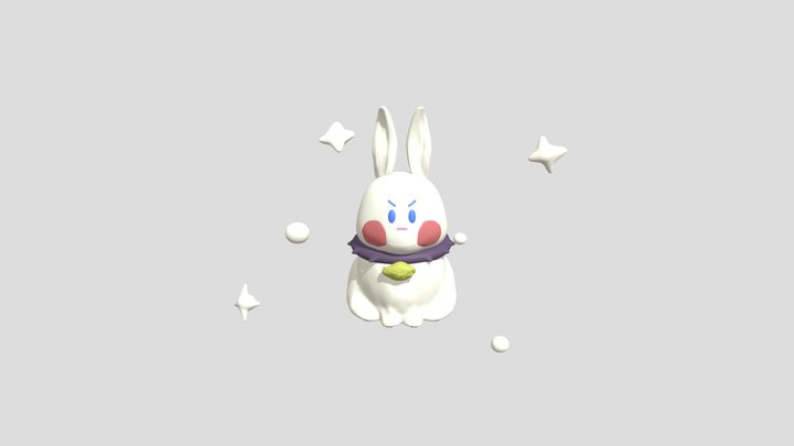Lemon bunny 3D Model