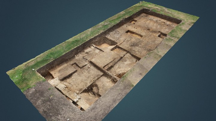 Priory Park, Chichester 2019: post-excavation 3D Model