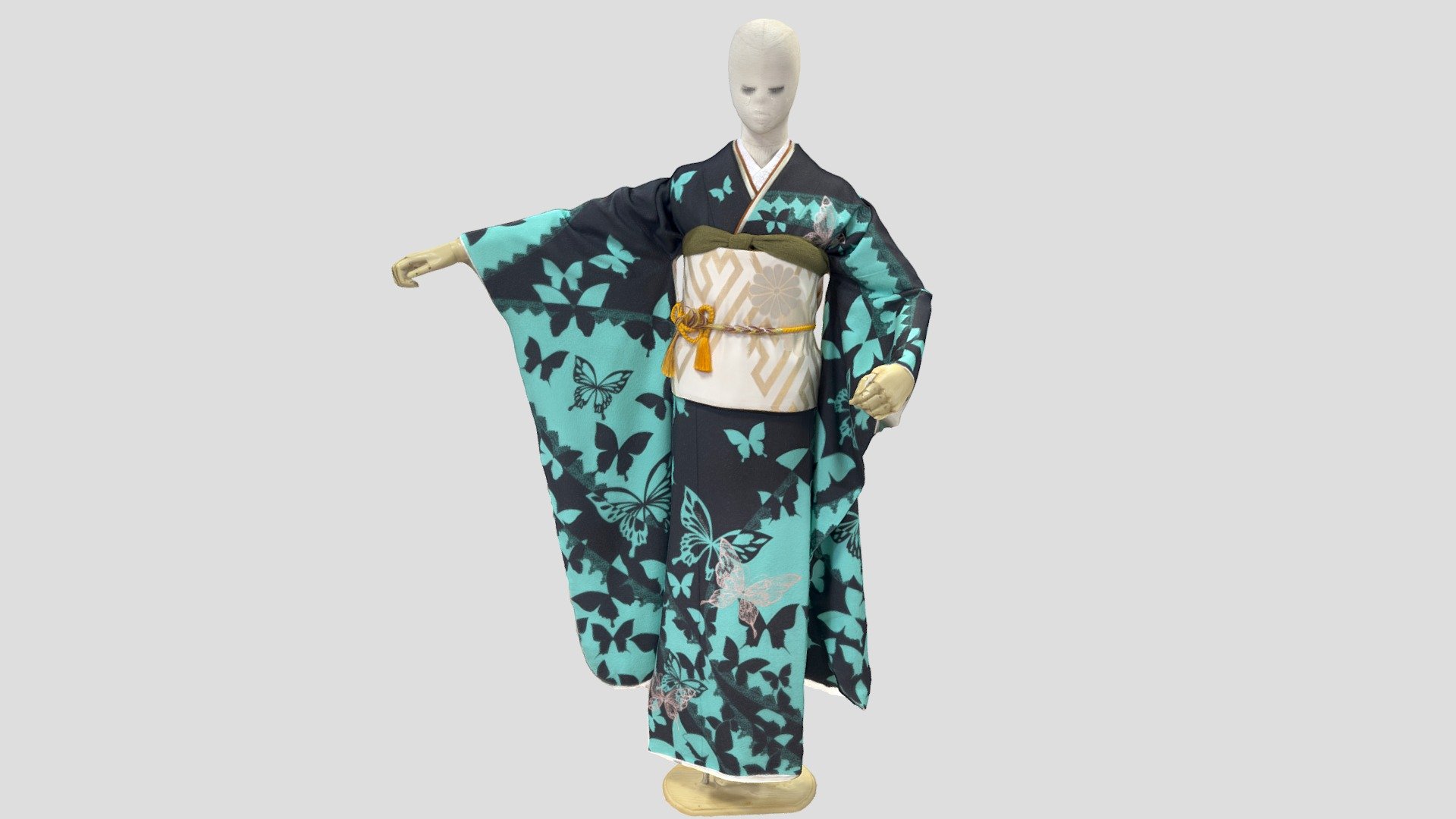 Furisode For Ukraine — Sketchfab embed 3D viewer