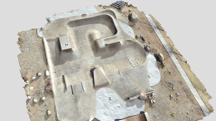 Buena Vista Skate Park in Buena Vista, CO 3D Model