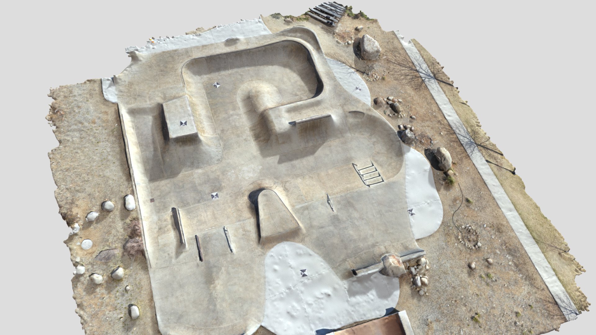 Buena Vista Skate Park in Buena Vista, CO 3D model by mabo1313