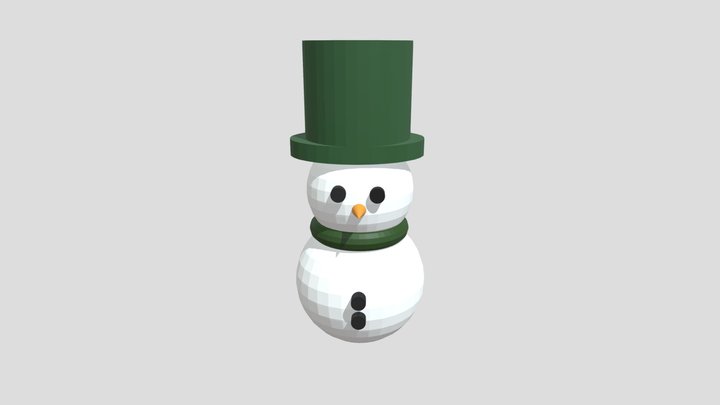 snowman 3D Model
