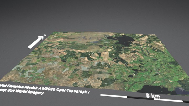 Pettigo Plateau, Co. Donegal – Free 3D Model STL