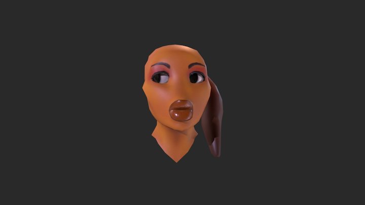 Alien Head, In Class Assignment 3D Model