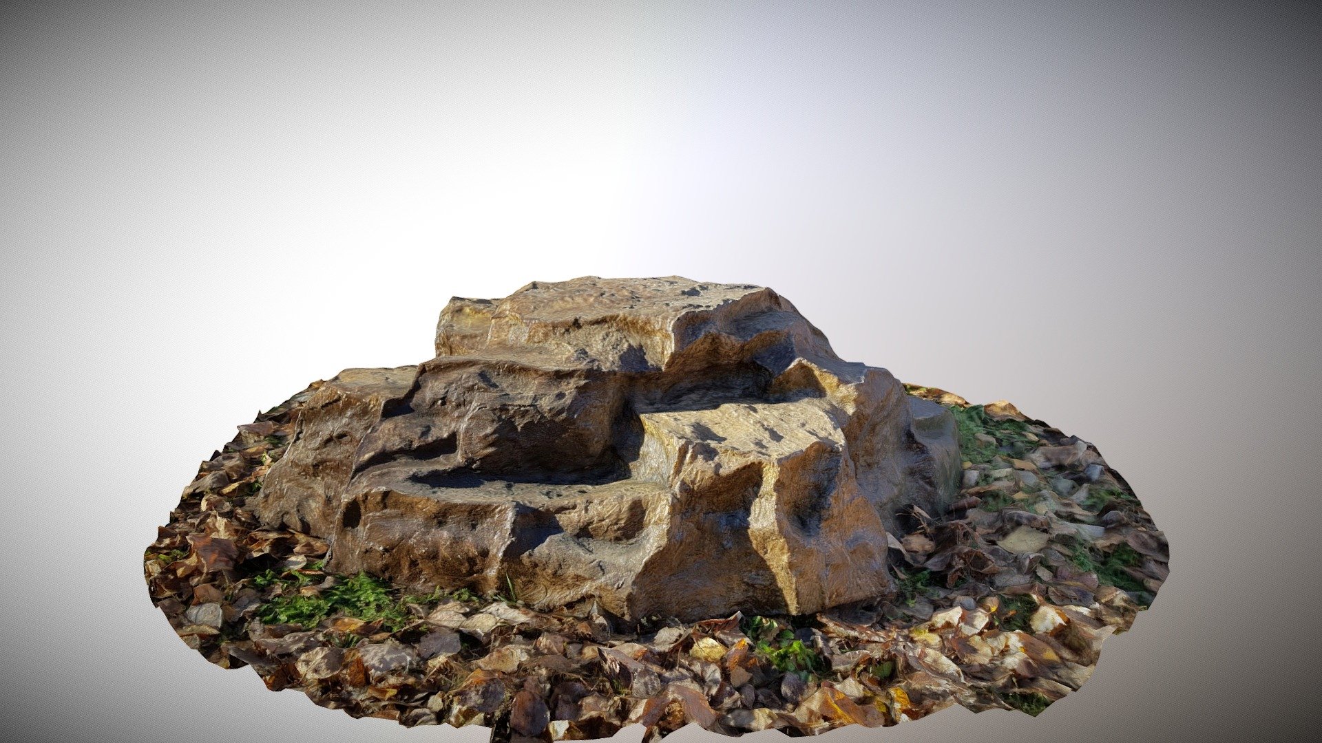 Камень Люкс на люк D90/30 - коричневый — Sketchfab embed 3D viewer