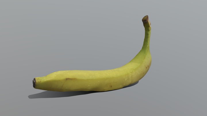 Banana Photogrammetry 3D Model