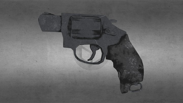 (F.R.A.X) S&W M360J Sakura 3D Model