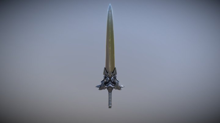 Sword Low-poly 3D Model