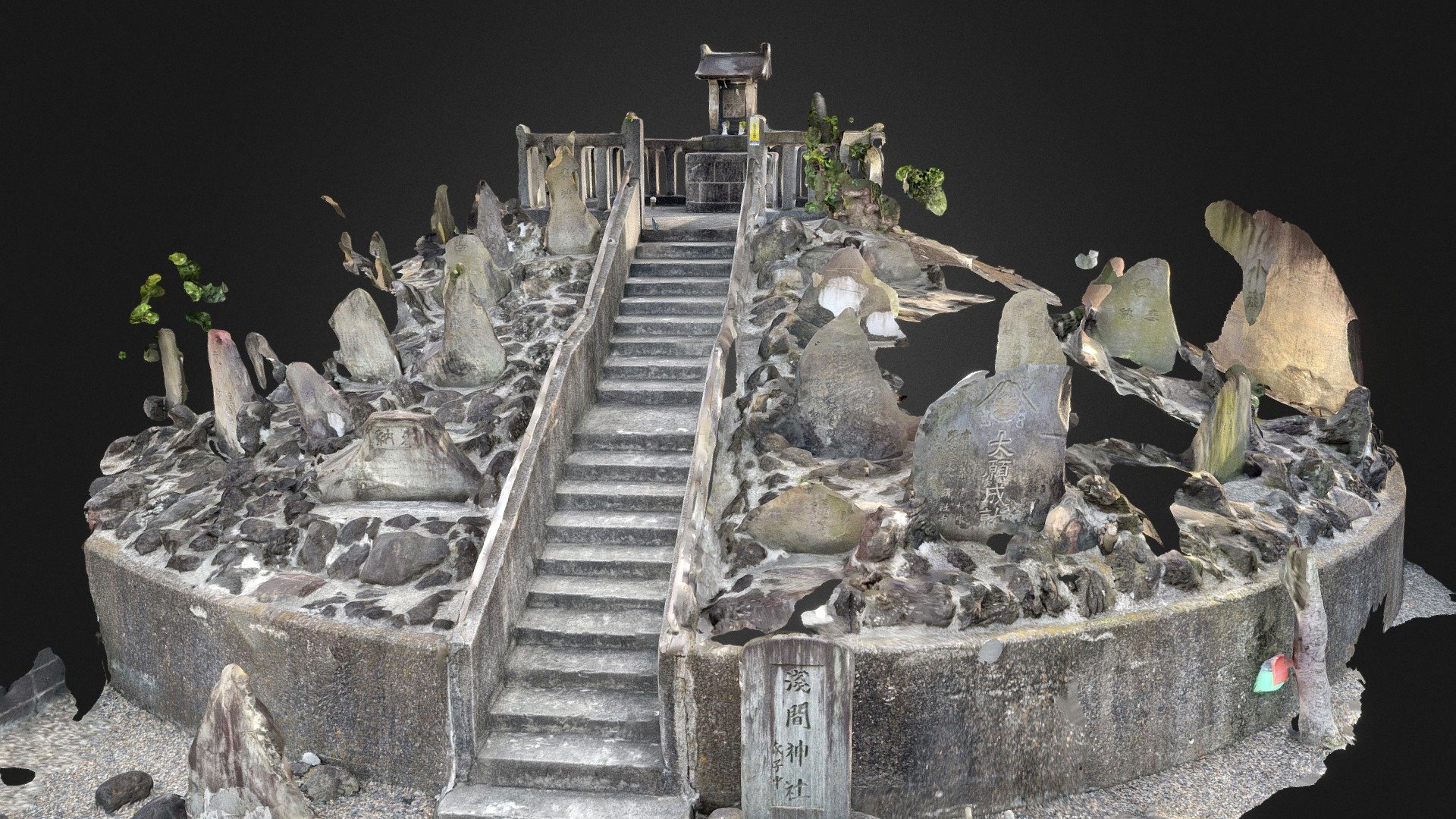富士塚（東京都江戸川区平井3丁目1番18号 浅間神社）