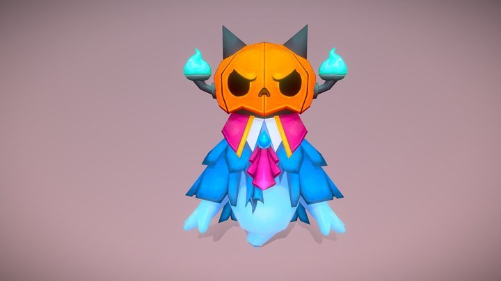 pumpkin monster 3D Model