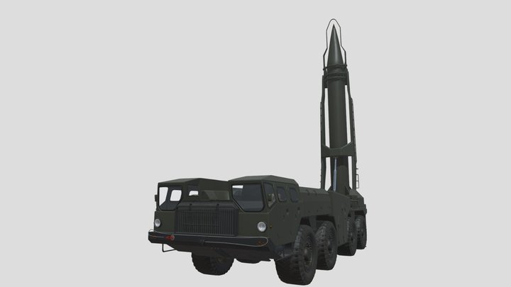 Scud ( Ballistic missile ) 3D Model