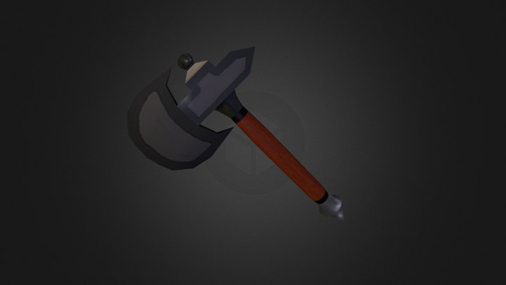 Stylized Axe 3D Model