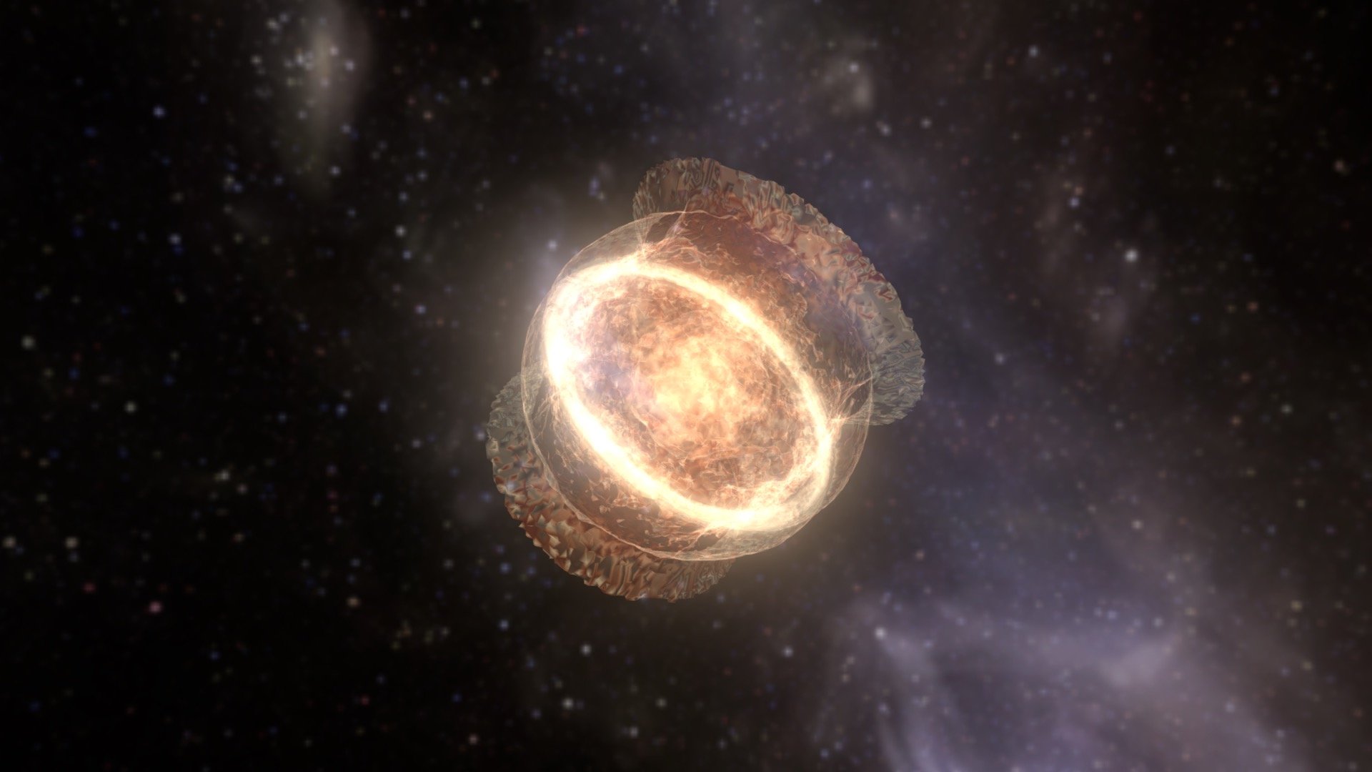 Evolution of supernova 1987A