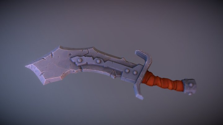 Stylized Sword 3D Model
