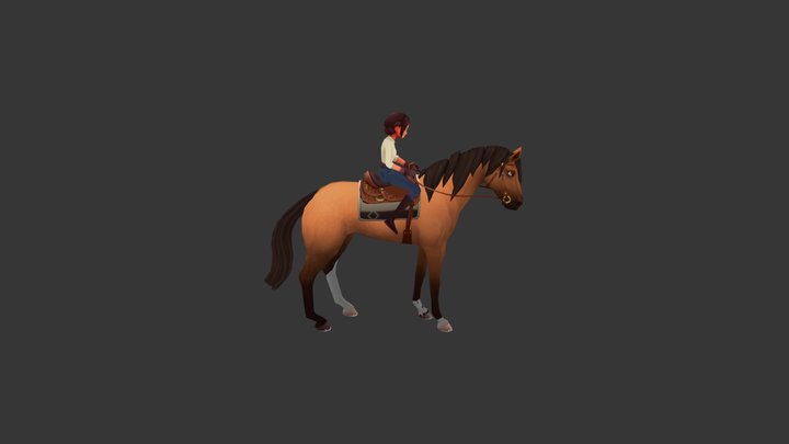 stylized_horse 3D Model