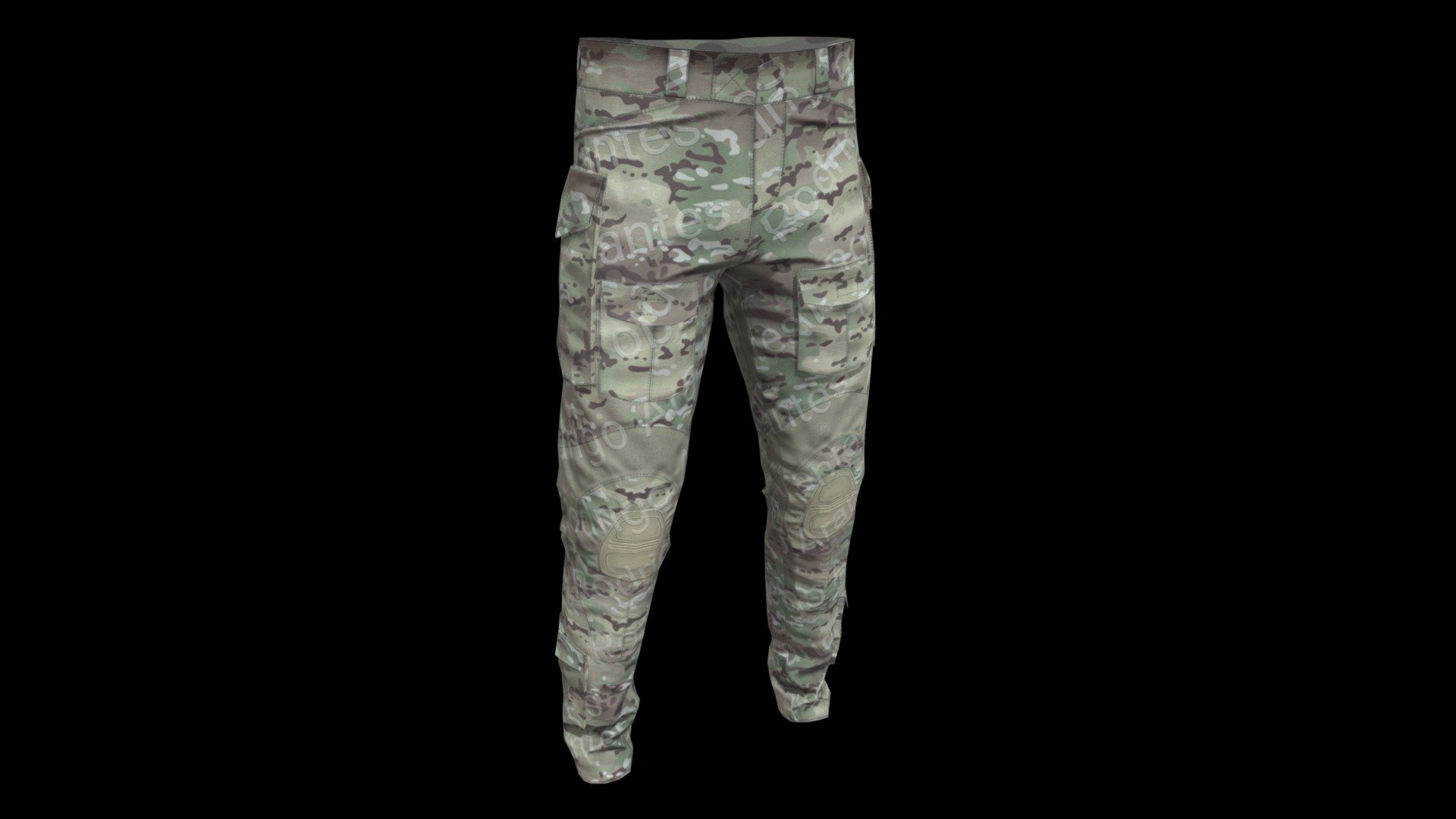 Multicam Combat Pants Crye G3 Style - Buy Royalty Free 3D model by ...