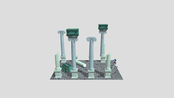 Gura Walk 3D Model