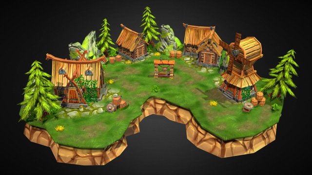 Viking Era 3D Model