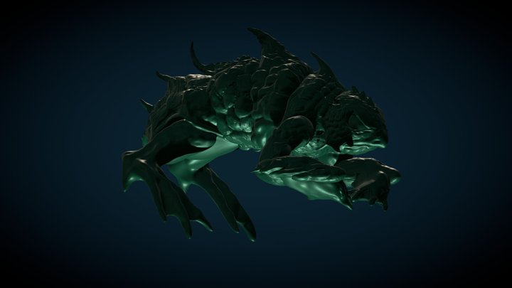 DRACONUS animado by Cobelli 3D Model
