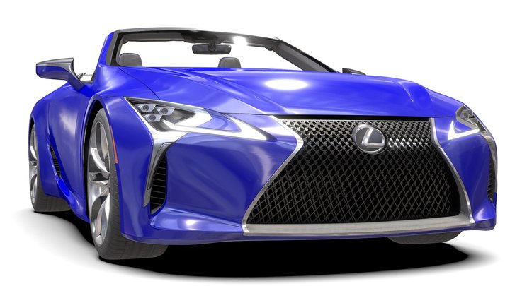Lexus LC 500 Convertible 2021 3D Model