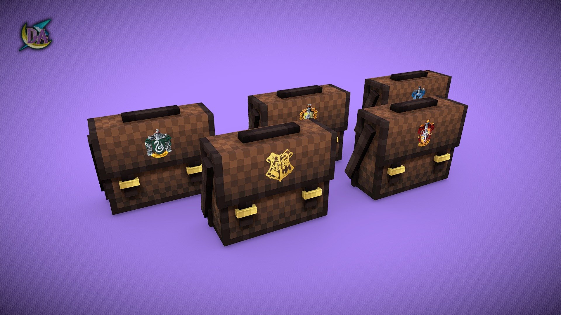 Da Hogwarts Satchels 3d Model By V Artistry Vahlgoul 30d3c15 Sketchfab 0887