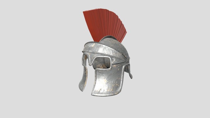 Casco Espartano - Spartan Helmet 3D Model