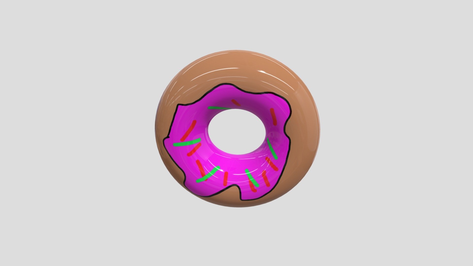 donut 3d model
