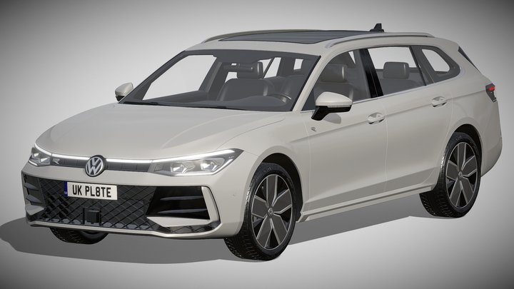 Volkswagen Passat Variant R 2024 3D Model