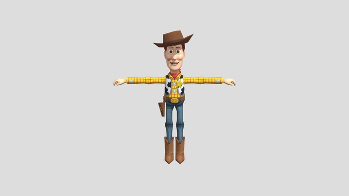Woody 3D Model