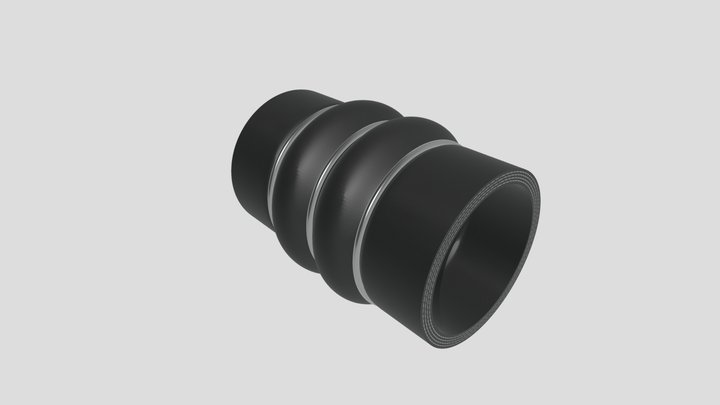 HC-030035A068-SR REV3 101 ISO Black smooth 3D Model