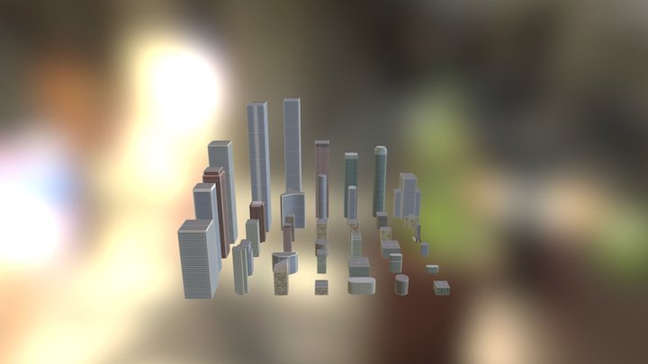 Skyscraper City Pack Day 02 3D Model