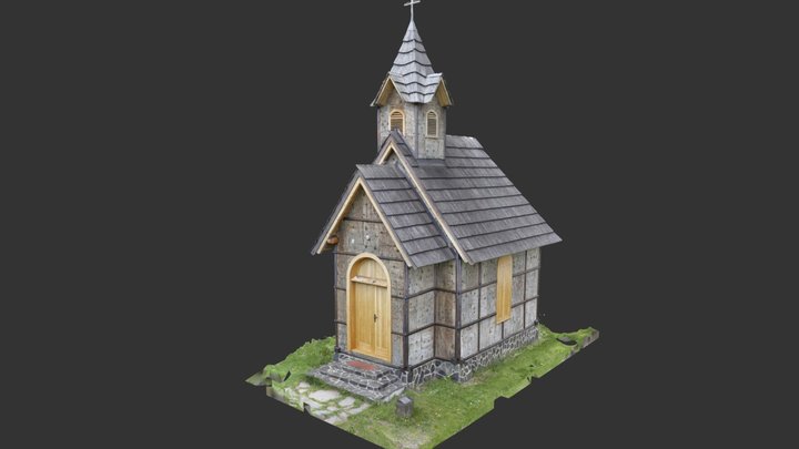 Cierny Balog - Kaplnka Panny Márie 3D Model