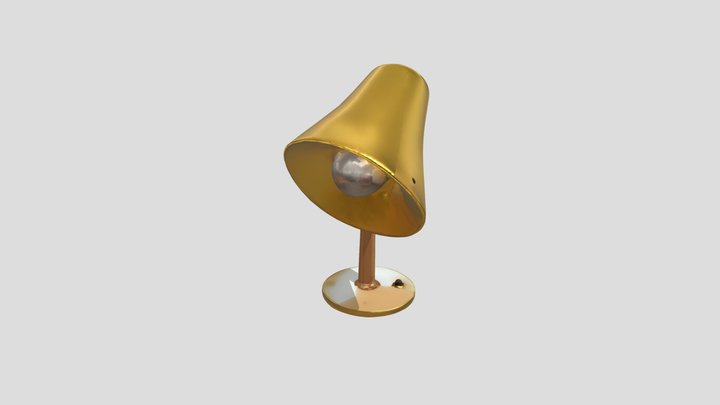 old-fashioned wall-mounted bell lamp 3D Model