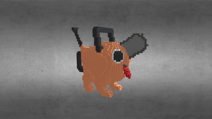 Pochita【Voxel】 3D Model