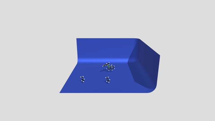 polypropylene mechanism of polymerization 3D Model