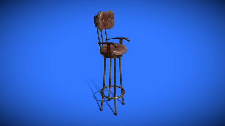 Pint Size Chat - Carl's Bar Stool 3D Model