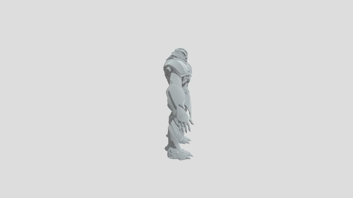 skibidi toilet multiverse titan clockman body 3D Model