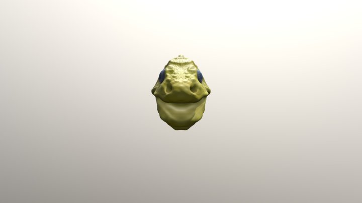 Day 1 SculptJan19 beast Deep Sea eel 3D Model