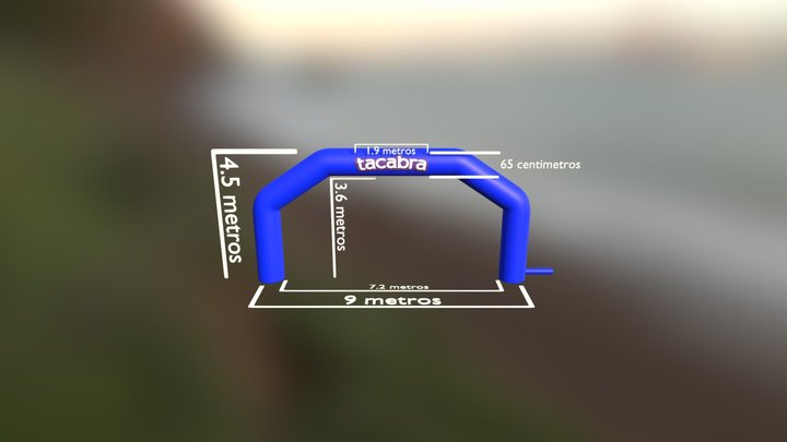 Arco Entrada 3D Model