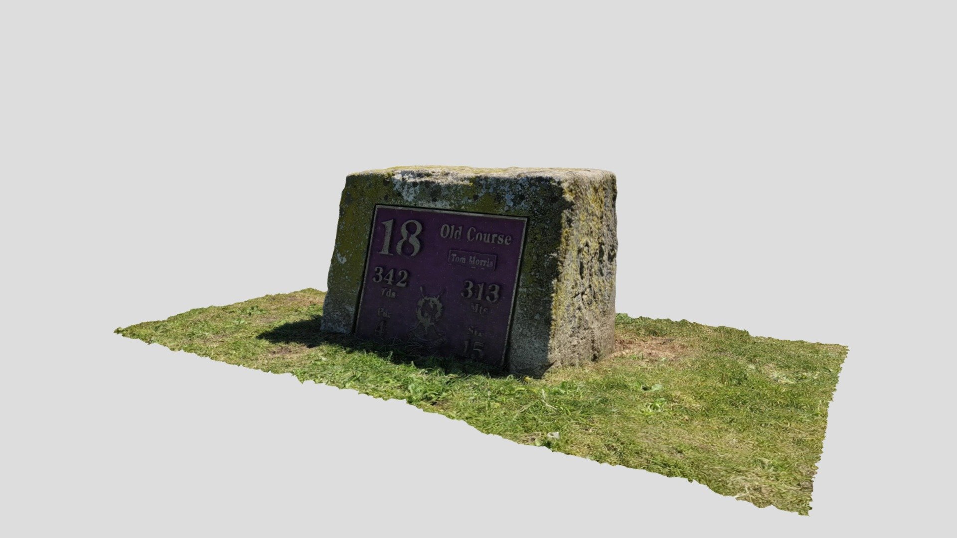 18th hole tee stone, Old Course St Andrews Links