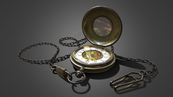 Pocket Watch 3D Model