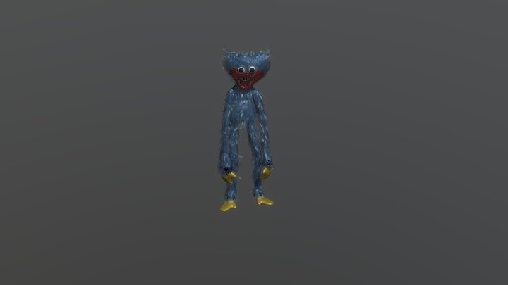 huggy_wuggy_2.0 old with animations 3D Model